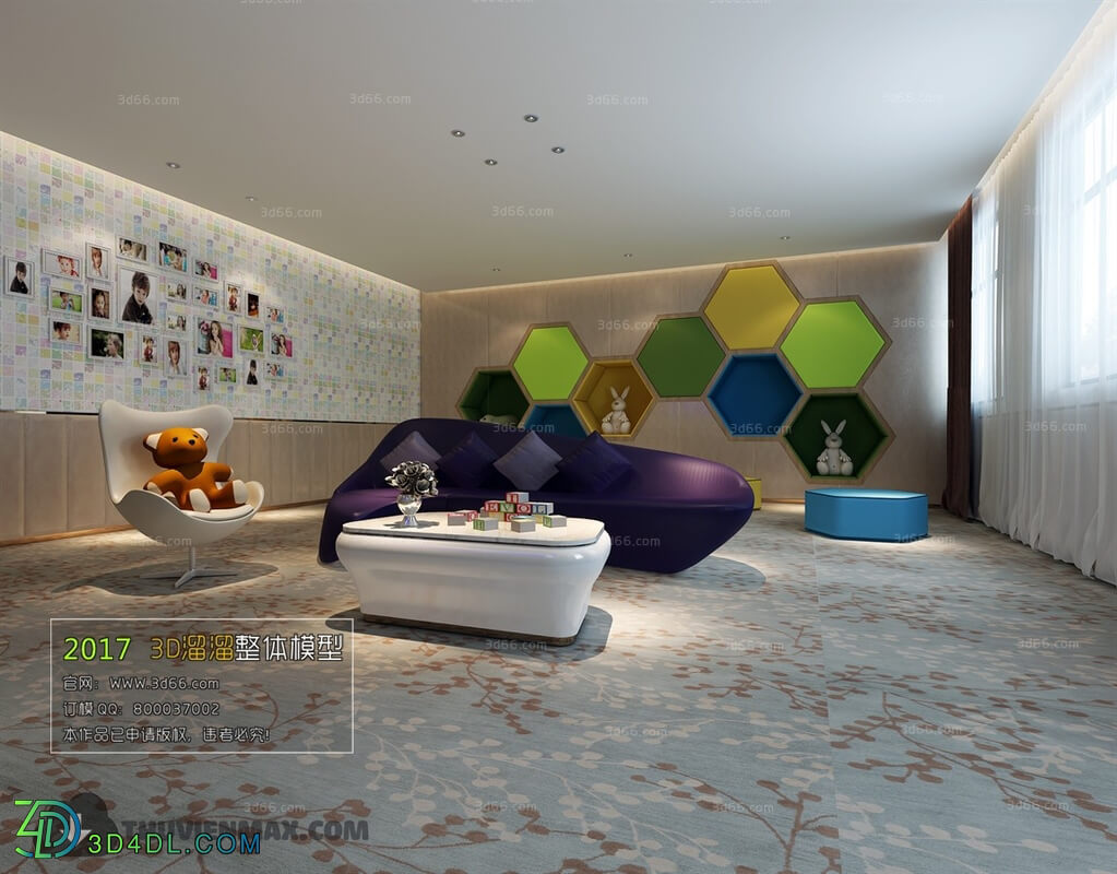 3D66 2017 Modern Style Waiting Room 3808 032