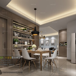 3D66 2017 Nordic Style Dining Room 2613 148 