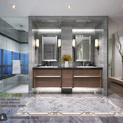 3D66 2017 Post Modern Style Bathroom 2972 038 