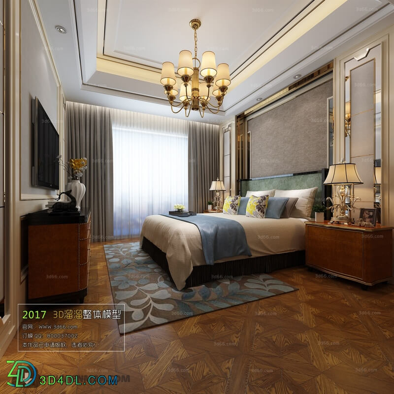 3D66 2017 Post Modern Style Bedroom 2716 100