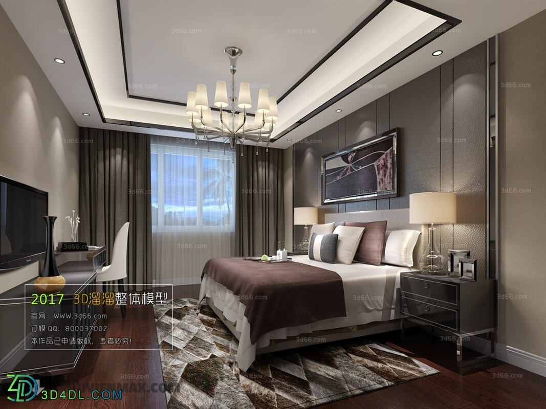 3D66 2017 Post Modern Style Bedroom 2723 107