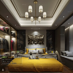 3D66 2017 Post Modern Style Bedroom 2730 114 