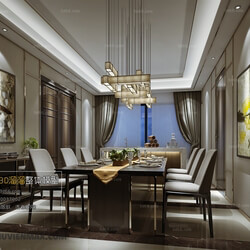 3D66 2017 Post Modern Style Dining Room 2499 034 