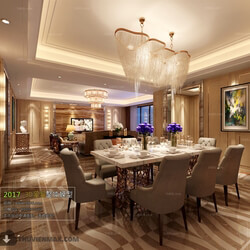3D66 2017 Post Modern Style Dining Room 2505 040 