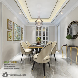 3D66 2017 Post Modern Style Dining Room 2508 043 
