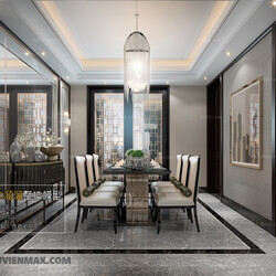 3D66 2017 Post Modern Style Dining Room 2512 047 