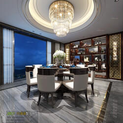 3D66 2017 Post Modern Style Dining Room 2514 049 