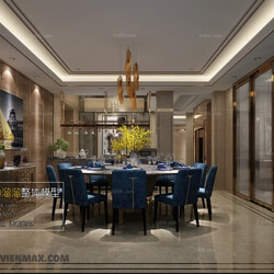 3D66 2017 Post Modern Style Dining Room 2515 050 
