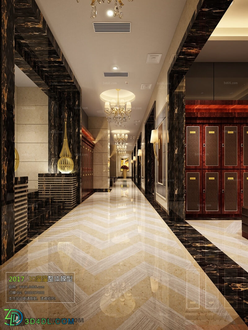 3D66 2017 Post Modern Style Elevator Space 3708 031