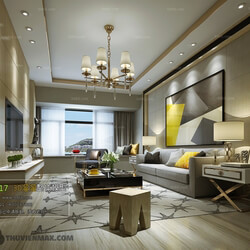 3D66 2017 Post Modern Style Living Room 2182 131 