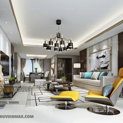 3D66 2017 Post Modern Style Living Room 2184 133 