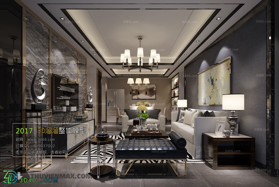 3D66 2017 Post Modern Style Living Room 2204 153