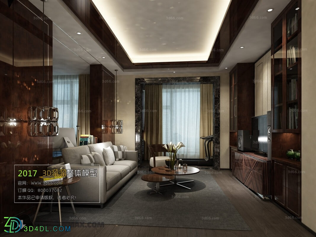 3D66 2017 Post Modern Style Living Room 2215 164