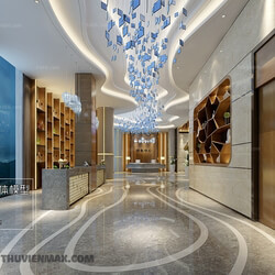 3D66 2017 Post Modern Style Reception Hall 3095 043 