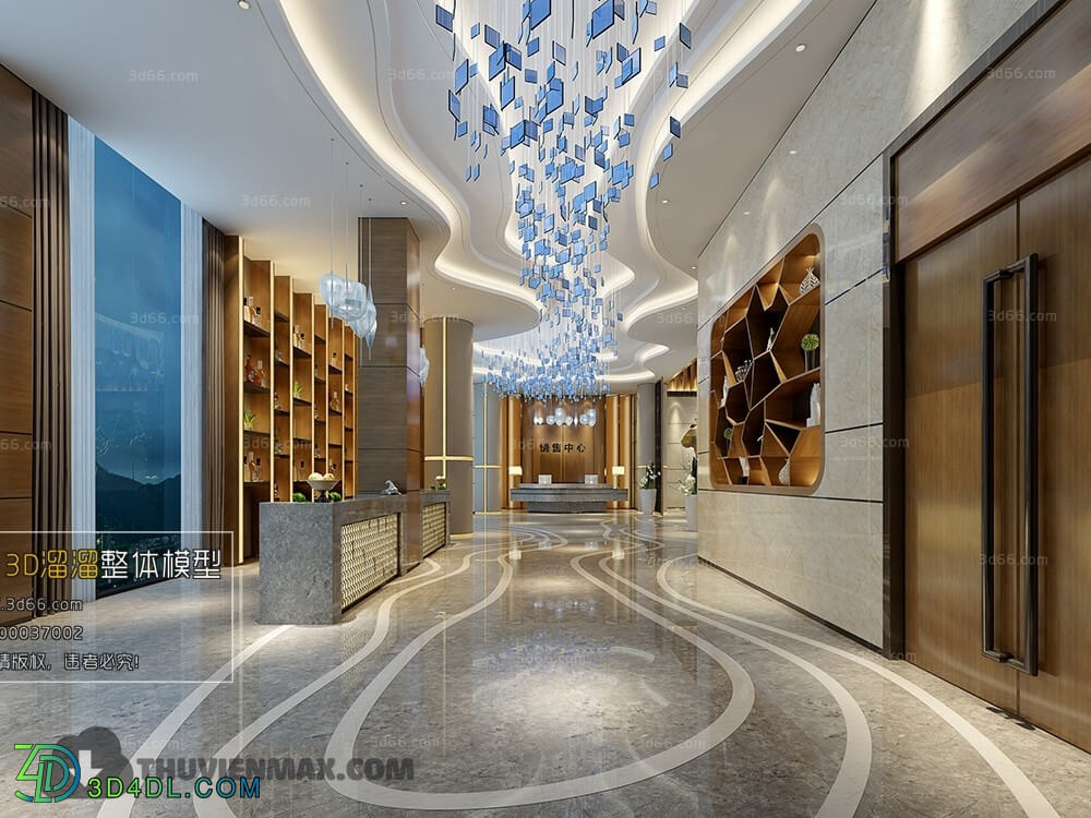 3D66 2017 Post Modern Style Reception Hall 3095 043