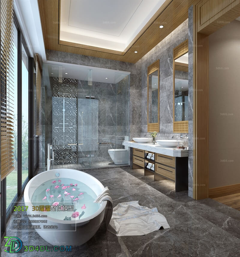 3D66 2017 Southeast Asian Style Bathroom 2989 055