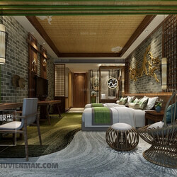 3D66 2017 Southeast Asian Style Bedroom Hotel 3593 049 