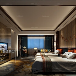3D66 2017 Southeast Asian Style Bedroom Hotel 3604 060 