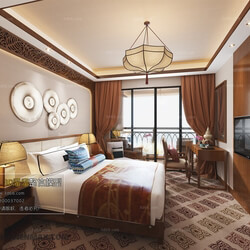 3D66 2017 Southeast Asian Style Bedroom 2799 183 