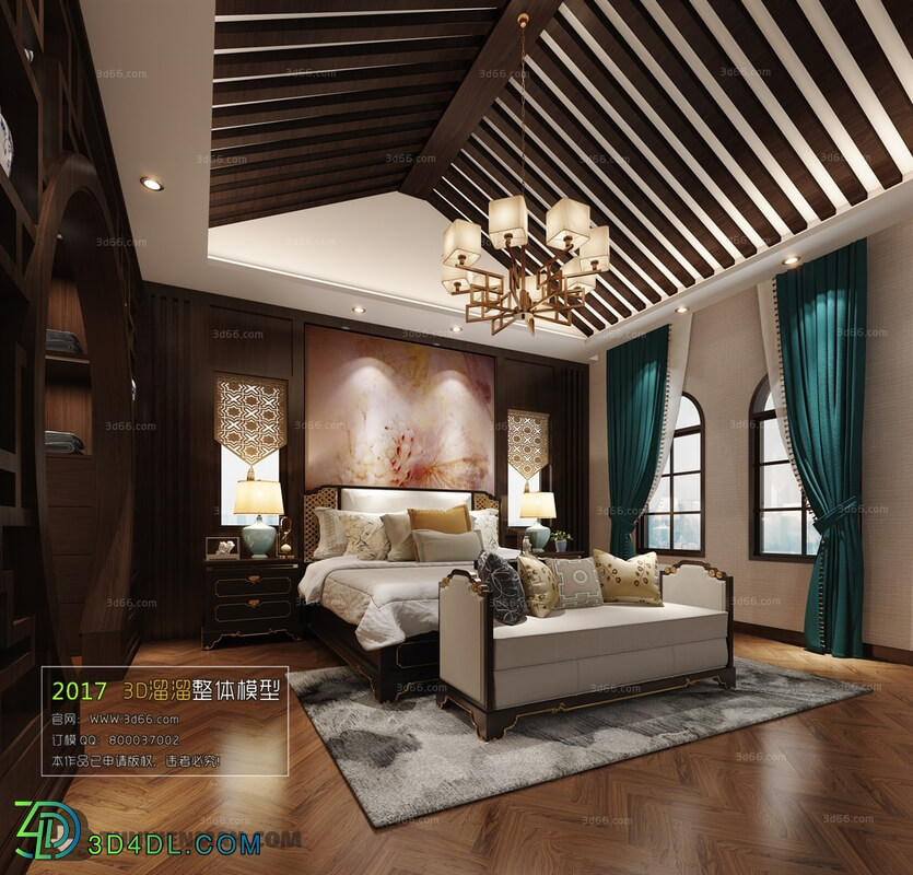 3D66 2017 Southeast Asian Style Bedroom 2804 188