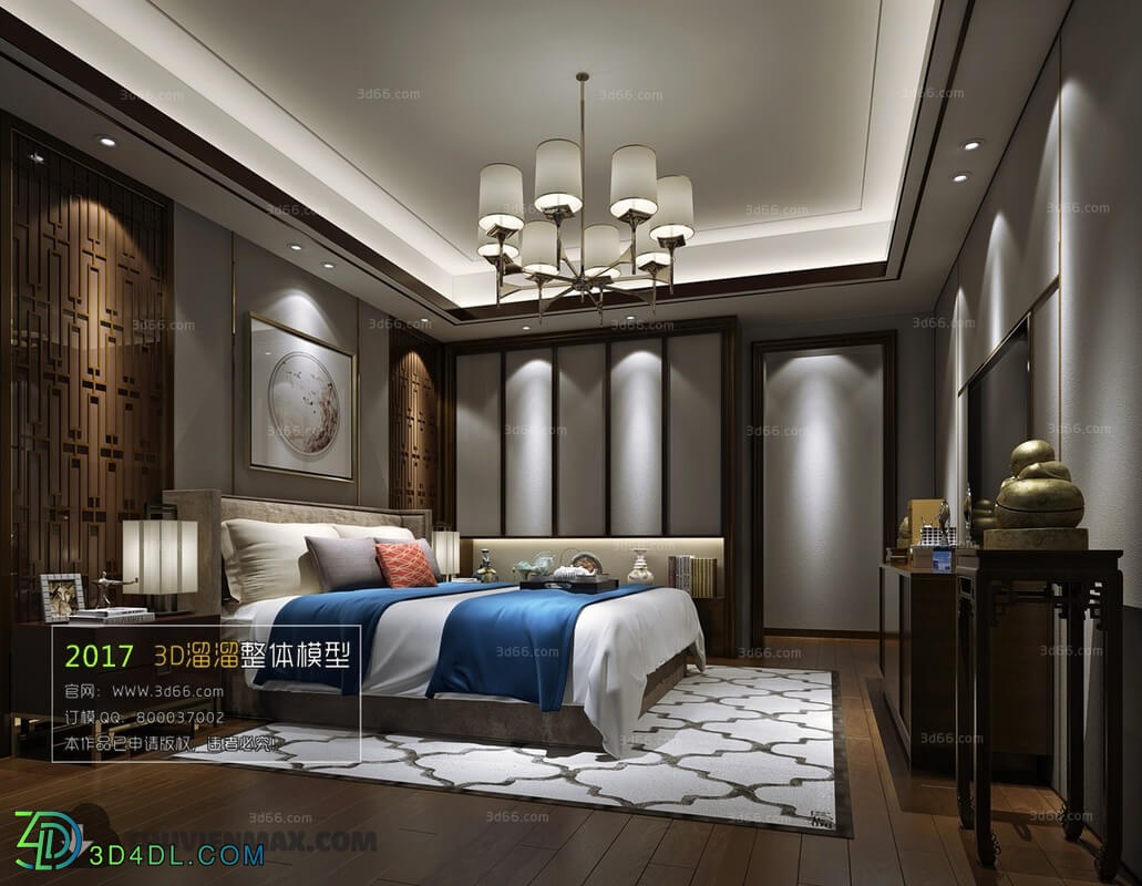 3D66 2017 Southeast Asian Style Bedroom 2809 193