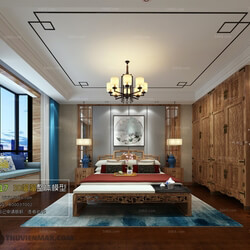 3D66 2017 Southeast Asian Style Bedroom 2812 196 