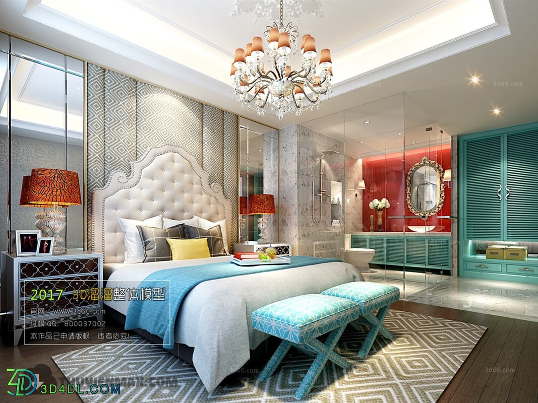 3D66 2017 Southeast Asian Style Bedroom 2813 197