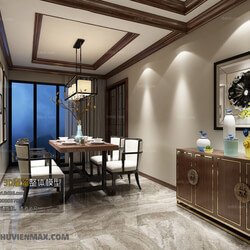 3D66 2017 Southeast Asian Style Dining Room 2588 123 