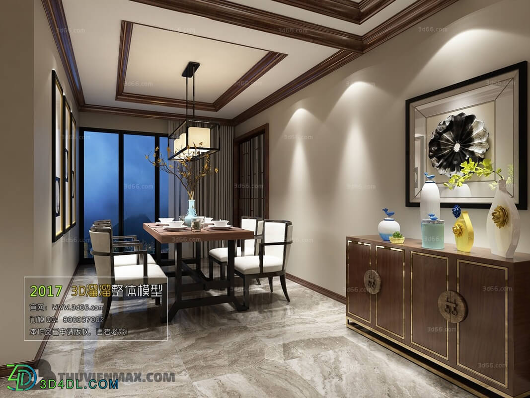 3D66 2017 Southeast Asian Style Dining Room 2588 123