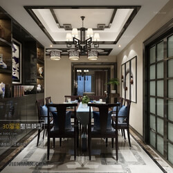 3D66 2017 Southeast Asian Style Dining Room 2590 125 