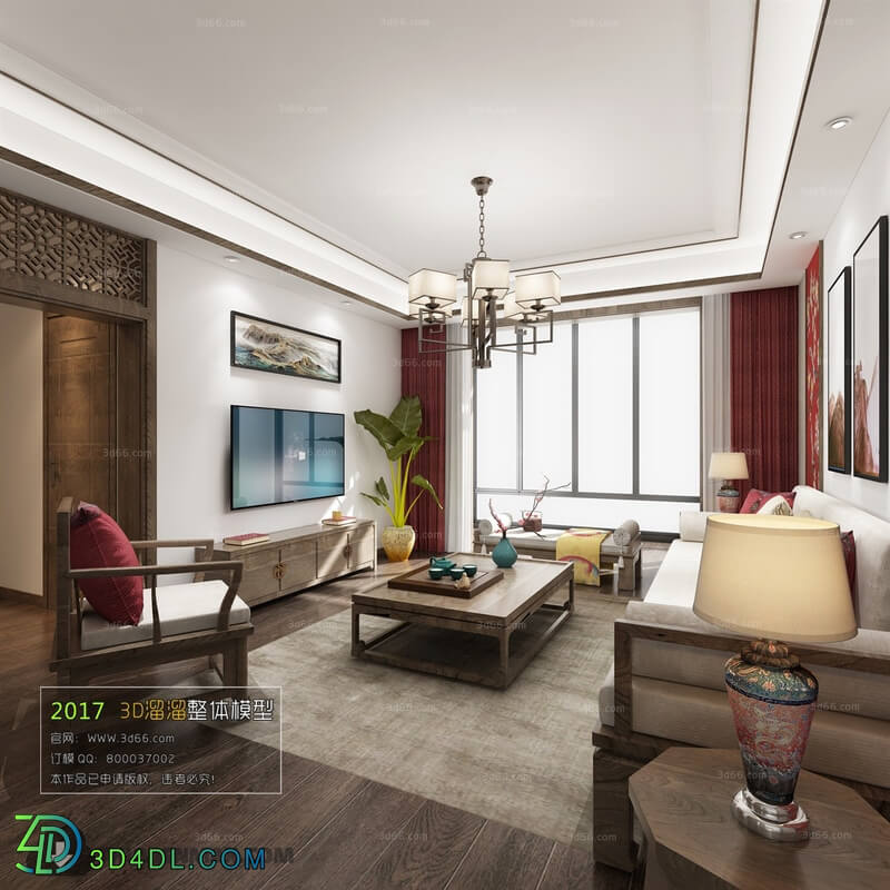 3D66 2017 Southeast Asian Style Living Room 2385 334