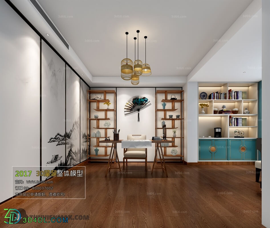 3D66 2017 Southeast Asian Style Study Room 2926 055