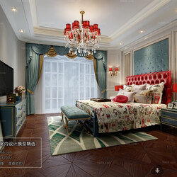3D66 2018 American Style Bedroom 26030 E006 