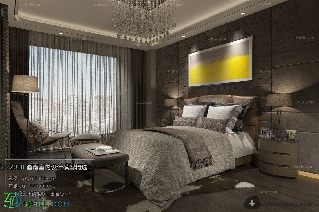 3D66 2018 Industrial Style Bedroom 26046 H003