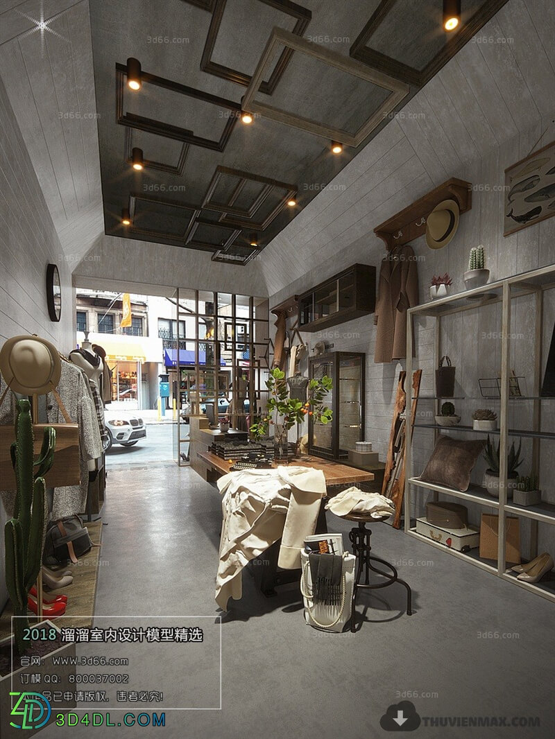 3D66 2018 Industrial Style Shop 26414 H001