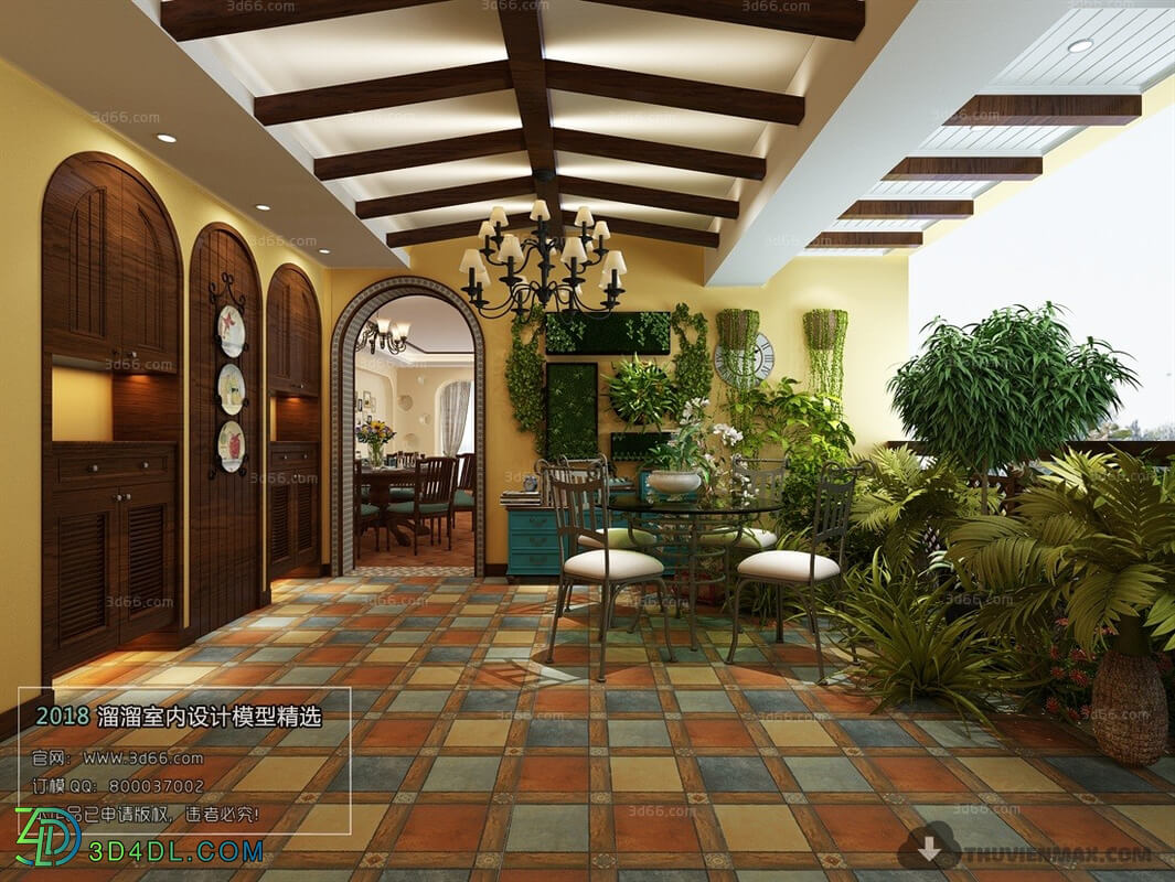 3D66 2018 Mediterranean Style Open Space 26219 G001