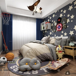 3D66 2018 Mix Style Bedroom 26068 J020 