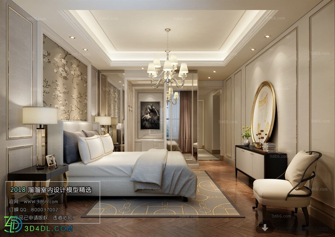 3D66 2018 Mix Style Bedroom 26071 J023