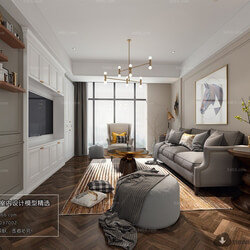 3D66 2018 Mix Style Living Room 25719 J008 