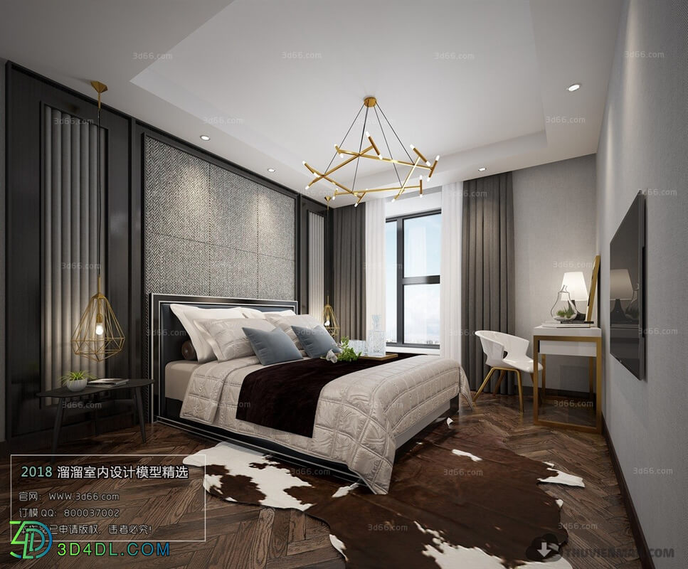 3D66 2018 Modern Style Bedroom 25897 A004