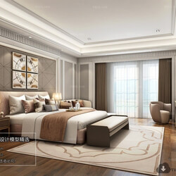 3D66 2018 Modern Style Bedroom 25900 A007 