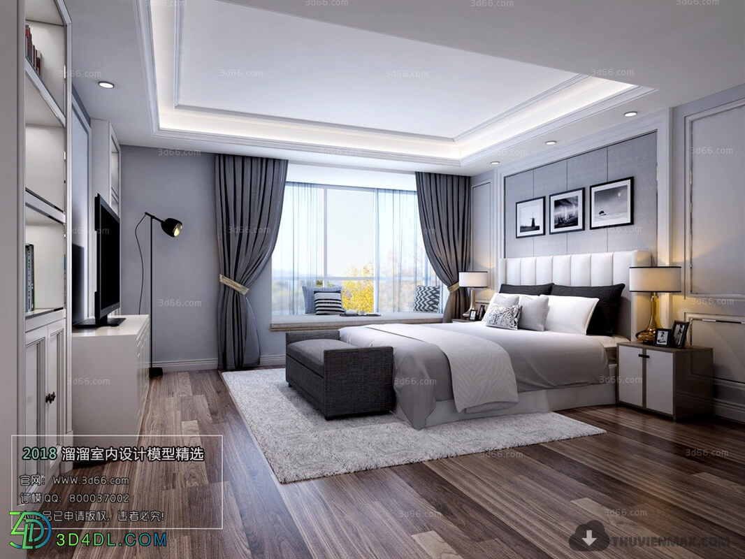 3D66 2018 Modern Style Bedroom 25902 A009