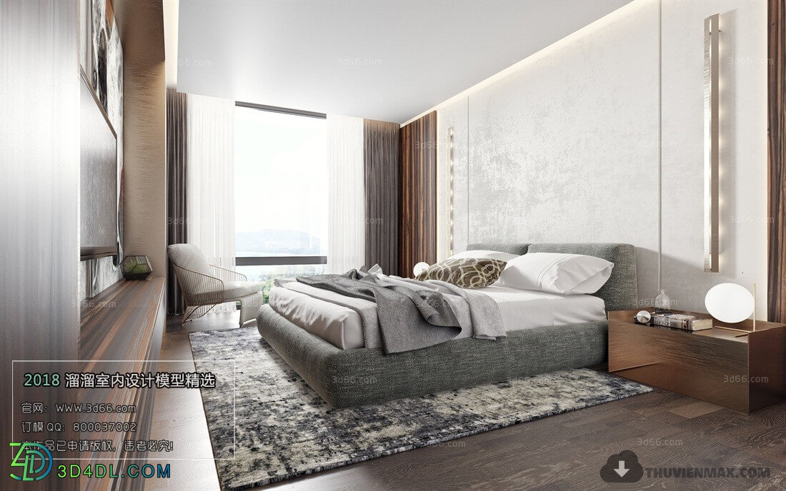 3D66 2018 Modern Style Bedroom 25903 A010