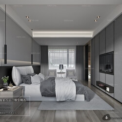 3D66 2018 Modern Style Bedroom 25912 A019 