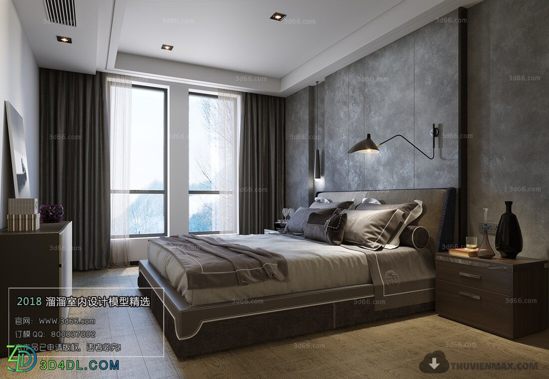 3D66 2018 Modern Style Bedroom 25928 A035