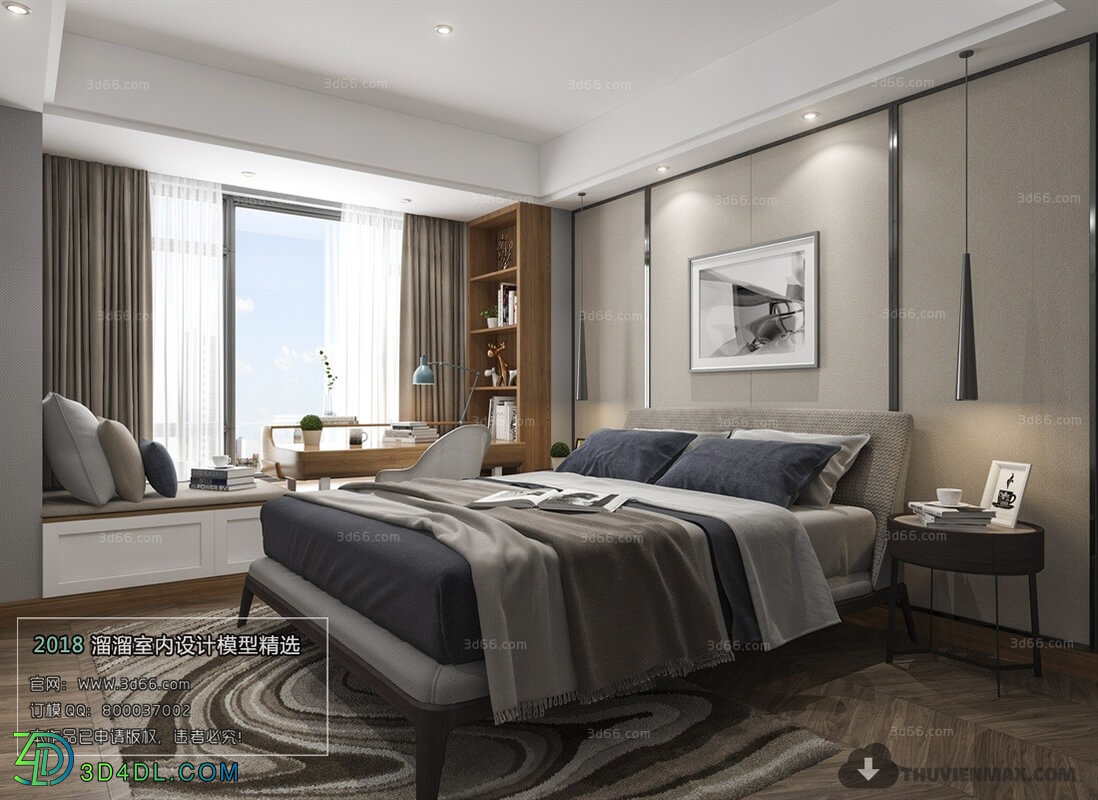 3D66 2018 Modern Style Bedroom 25935 A042