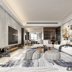 3D66 2018 Modern Style Living Room 25550 A015 