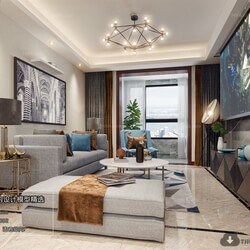 3D66 2018 Modern Style Living Room 25560 A025 