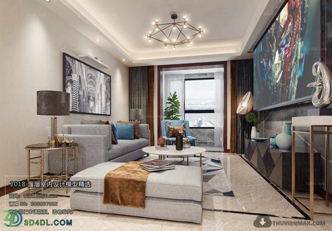 3D66 2018 Modern Style Living Room 25560 A025