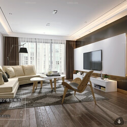 3D66 2018 Modern Style Living Room 25561 A026 